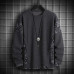 Men's Plus Size Waffle Contrast Color Stitching Sweatshirt